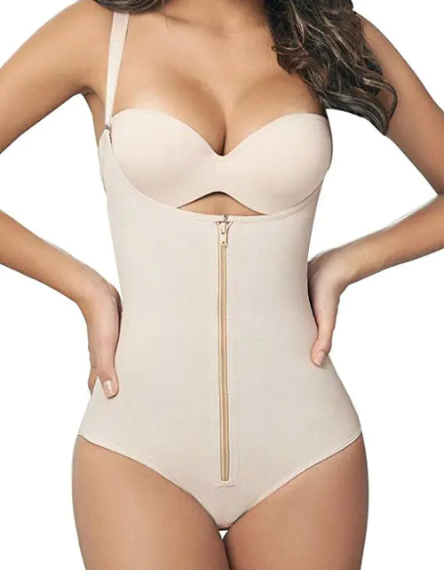 Load image into Gallery viewer, Shapewear Bodysuit with Zip Closure for Body Shaping
