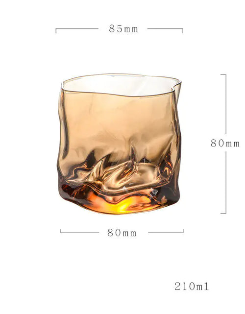 Load image into Gallery viewer, Unique Irregular-Shaped Whiskey Glass
