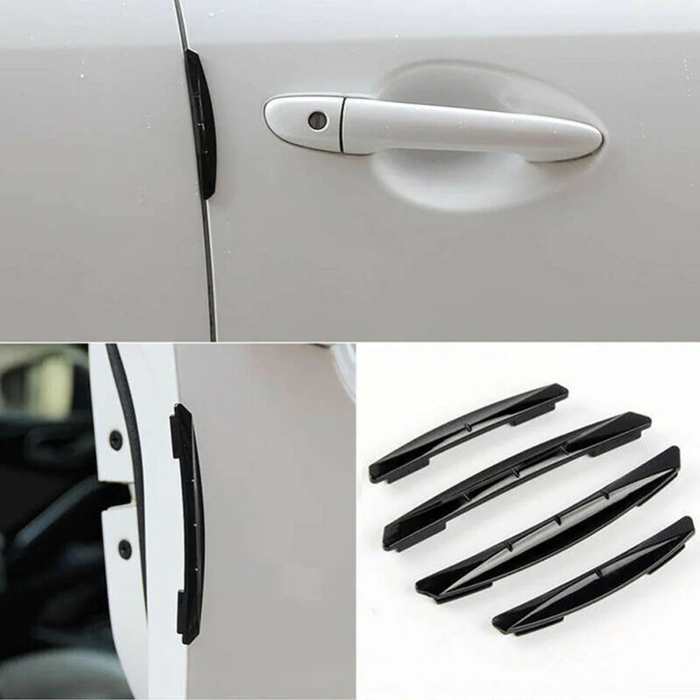 4x Cubierta de Tira Protectora Anticolisión para Borde de Puerta de Coche Accesorios
