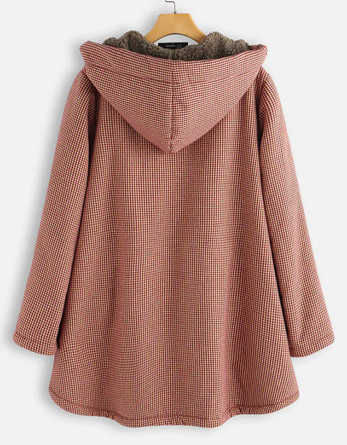 Charger l'image dans la visionneuse de galerie, Veste à capuche unie et veste à carreaux
