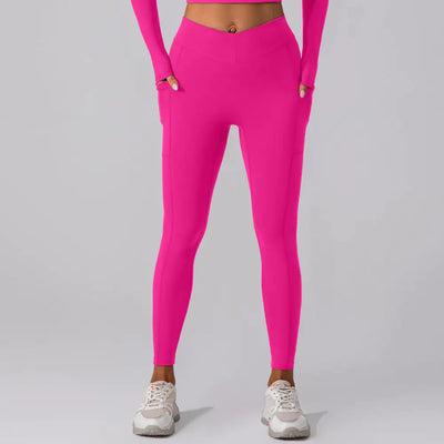 Belly Shaping Sports Running Workout Leggings