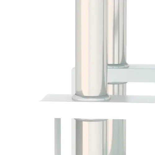 Load image into Gallery viewer, 1-Piece Modern Tempered Glass Tea Table Coffee Table End Table, Square Table For Living Room, Transparent White
