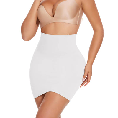 JOYSHAPER Half Slips For Under Dresses Shapewear Dress Slip Underneath Slip Dress Slip Skirt For Women High Waist Slip Body Shaper White XL