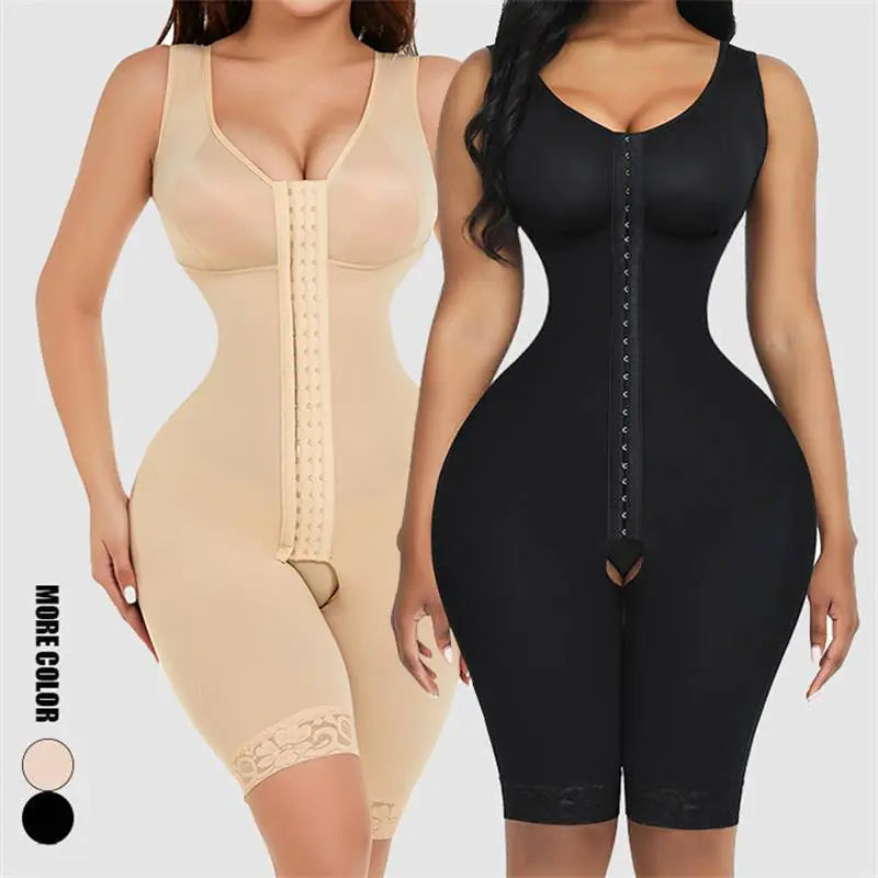 Plus Size Women's Full Body Shapewear with Abdominal Control