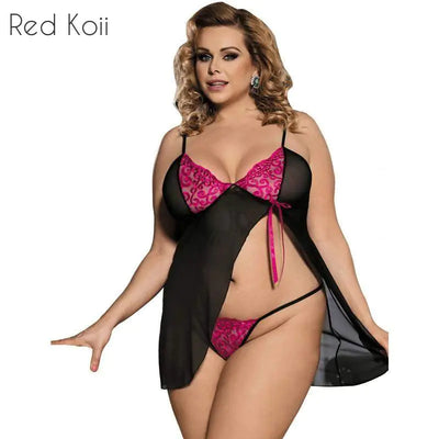 Chemise de nuit cami sexy en gros Lingerie grande taille