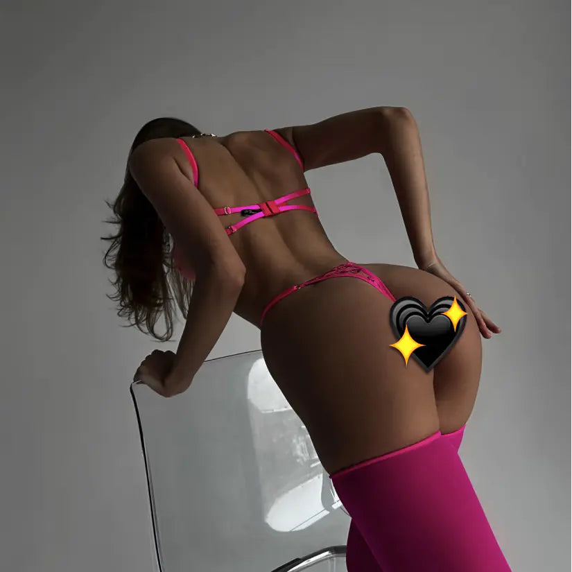 Ensemble de lingerie brodé DIER Love Heart