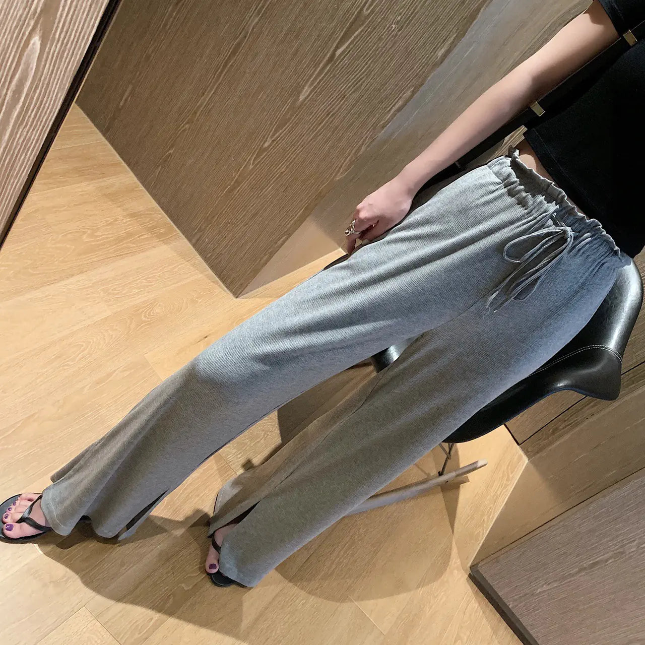 Split Hem Modal Lounge Pants (Long Pants)