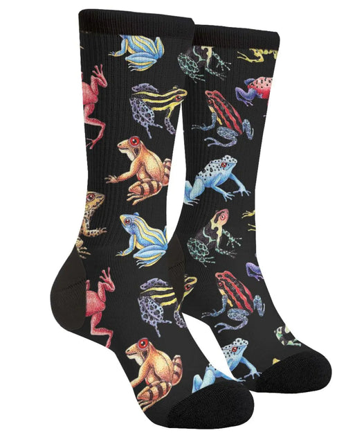Load image into Gallery viewer, Mens Novelty Funny Frog Socks Crazy Socks Fashion Casual Socks
