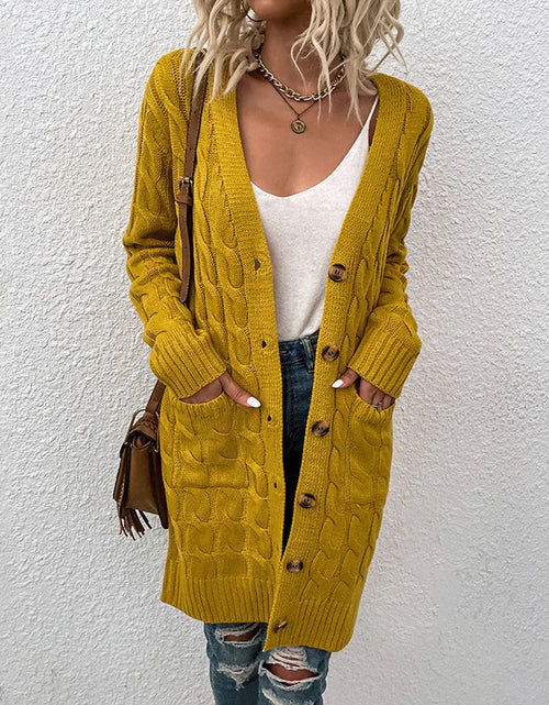 Cargar imagen en el visor de la galería, Prendas de punto chic para el otoño: suéteres de estilo europeo y americano para una elegancia sin esfuerzo
