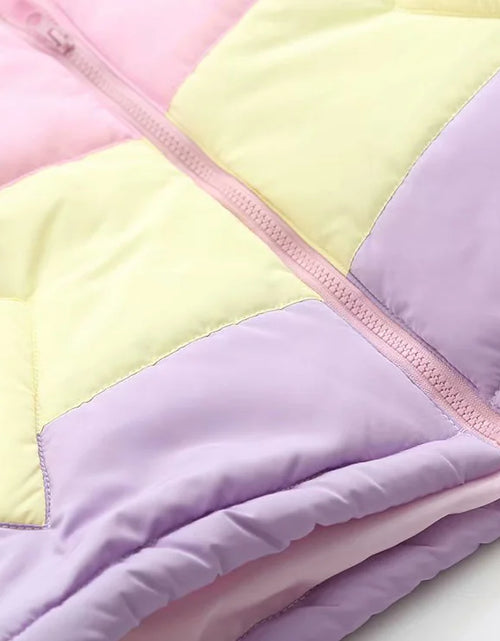 Load image into Gallery viewer, Rainbow Loose Thick Cotton Jacket (Bread Jacket)
