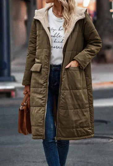 Load image into Gallery viewer, Simple Stitch Hooded Jacket

