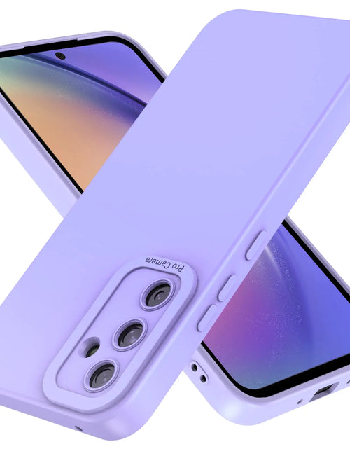 Cargar imagen en el visor de la galería, Compatible con Funda Samsung Galaxy A05s 5G: Fundas de teléfono protectoras de silicona líquida con armadura de grado militar y protección de alta resistencia (violeta)
