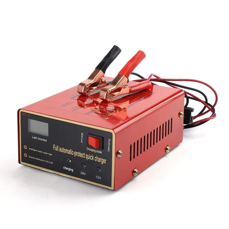 Cargador de batería sin mantenimiento 12V/24V 10A 140W de salida para coche eléctrico Pro