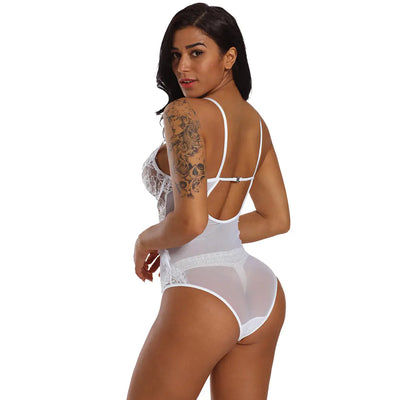 Lingerie sans manches, Bodystocking, Combinaison transparente