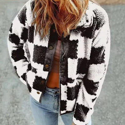 Fashion Personality Women's Plaid Jacket