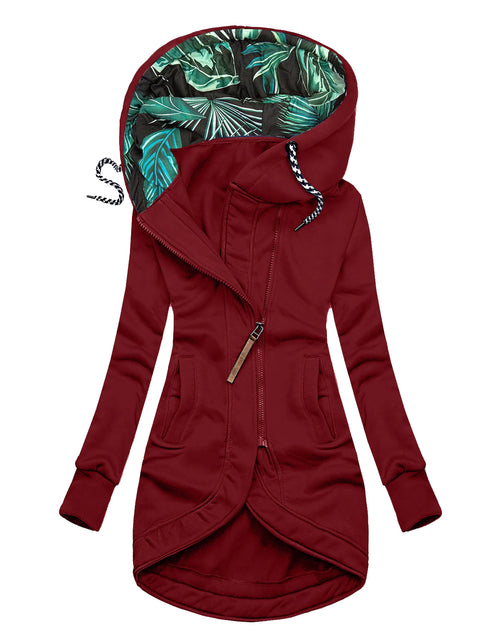 Load image into Gallery viewer, Solid Color Hooded Jacket
