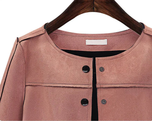 Load image into Gallery viewer, Suede Short Jacket
