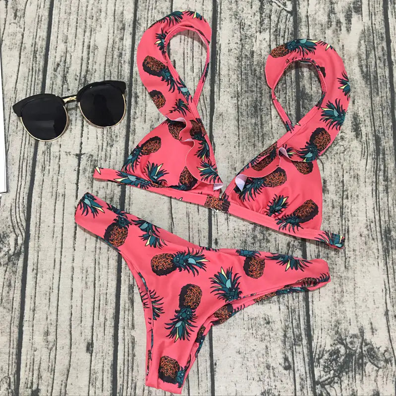 Printed Bikini Swimsuit - Sexy Swimwear