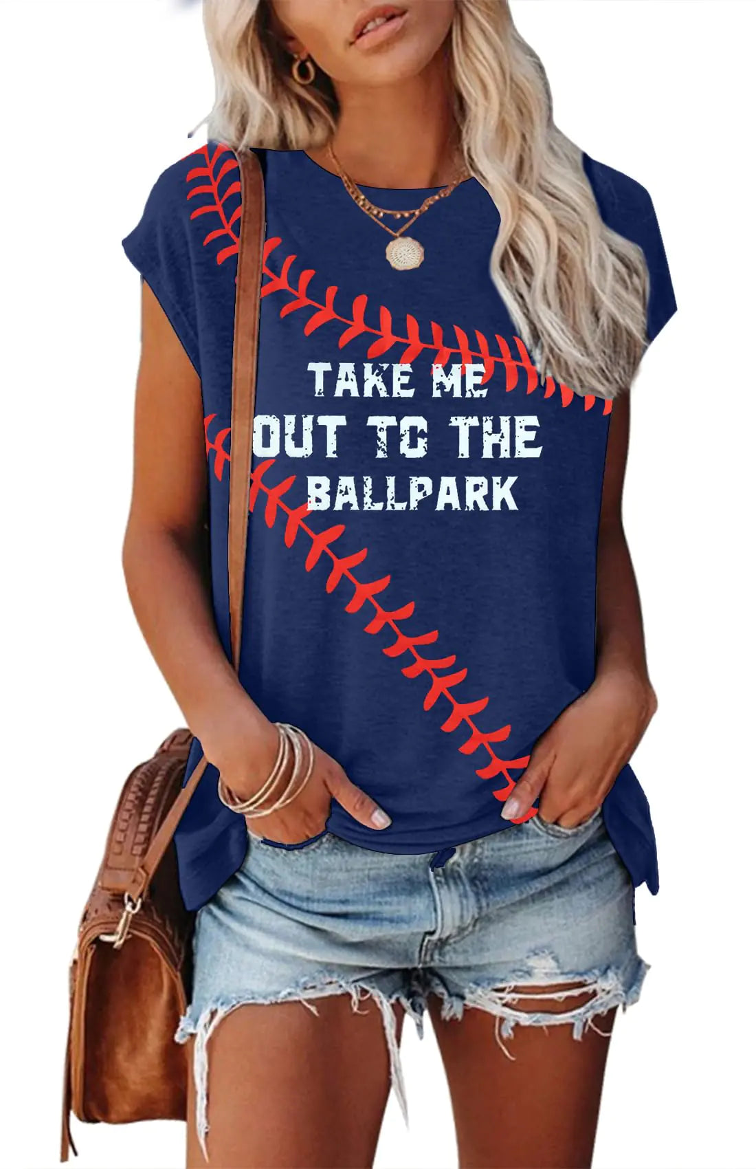 Baseball Shirt Women Baseball Tee Shirts Short Sleeve Crew Neck Casual Summer Graphic Tee Shirts Top Blue a