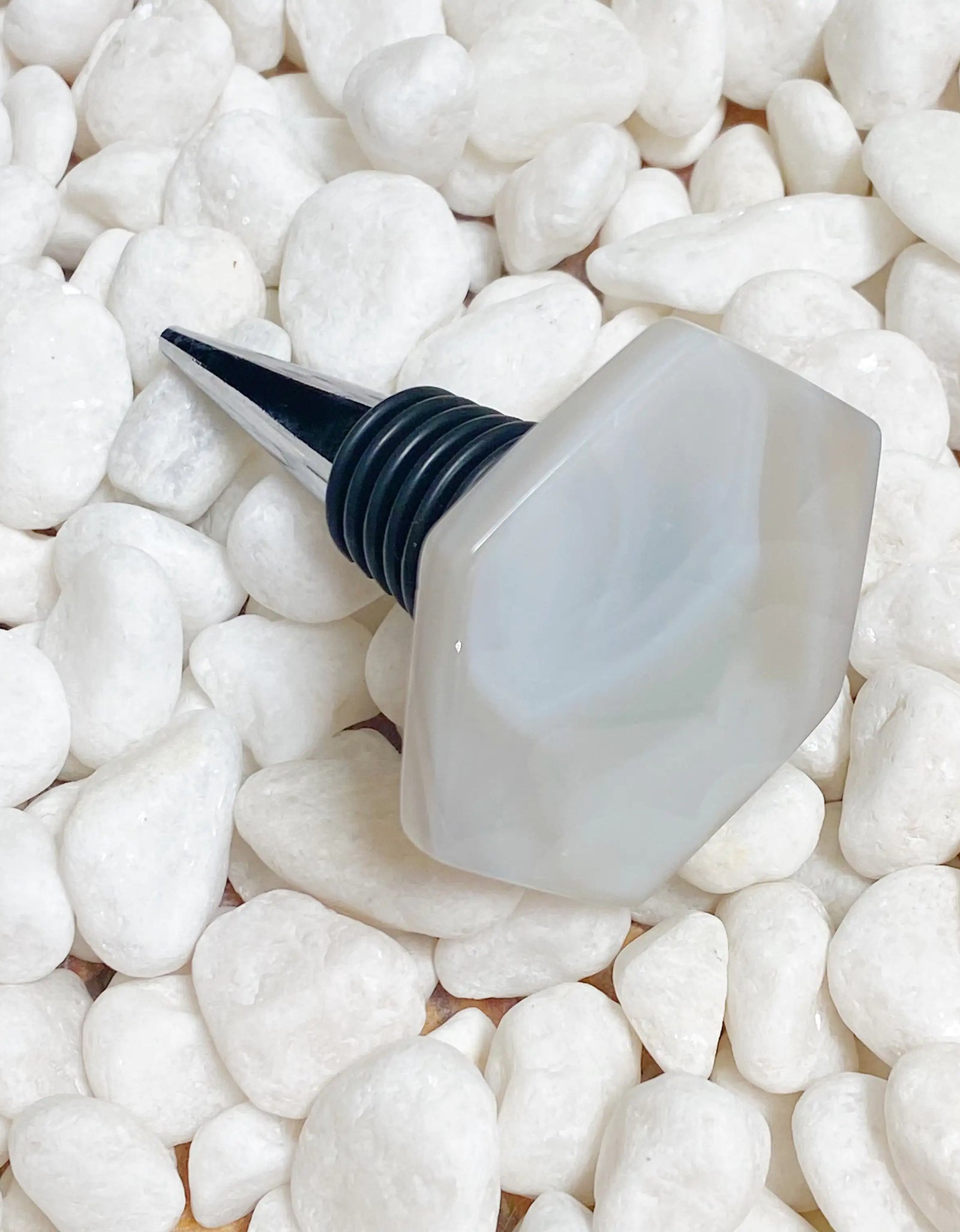 Soho Lounge Hexagon Stone Wine Stopper