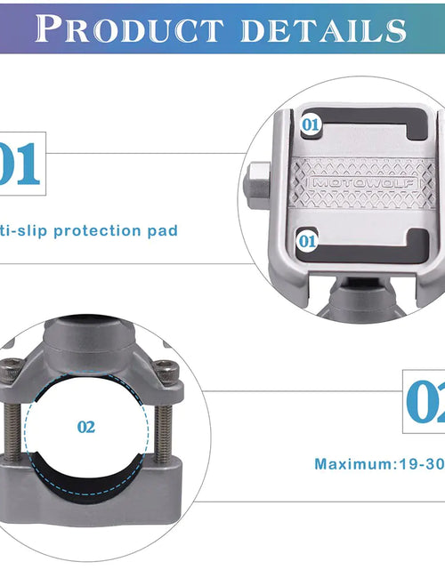 Load image into Gallery viewer, Aluminum Alloy Phone Navigation Mount for Cycling
