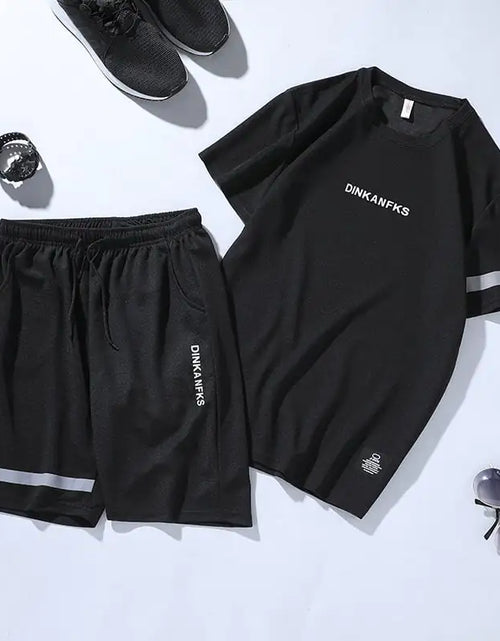 Load image into Gallery viewer, Men&#39;s Sportswear Two-Piece Running Gym Outfit
