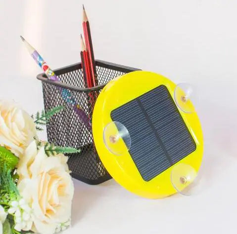 Load image into Gallery viewer, Solar-Powered Mobile Charger with Suction Cup Mount

