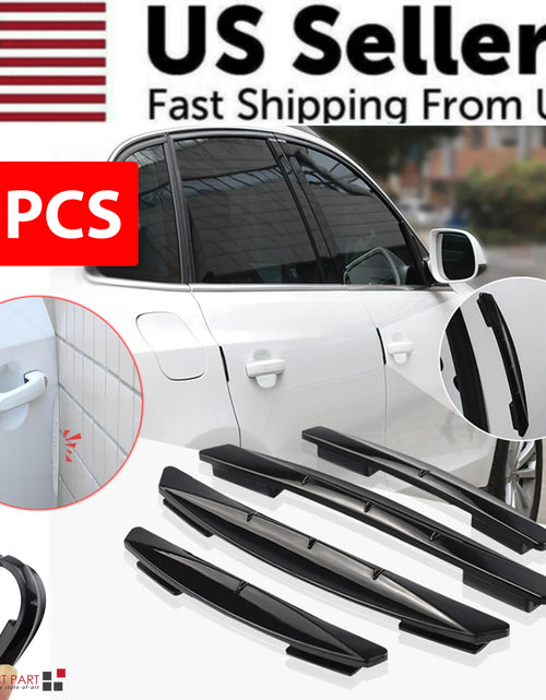 Cargar imagen en el visor de la galería, 4x Cubierta de Tira Protectora Anticolisión para Borde de Puerta de Coche Accesorios
