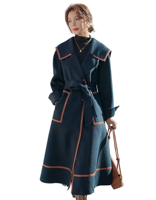 Load image into Gallery viewer, Medium Length Women&#39;s Woolen Jacket
