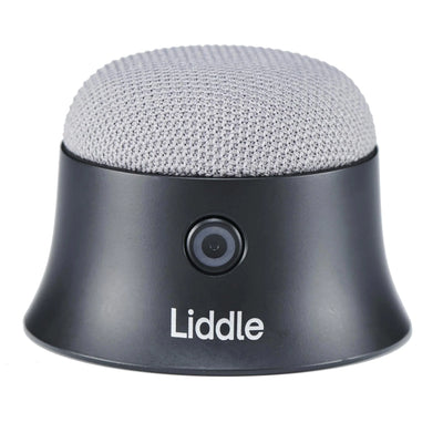 Altavoz Bluetooth portátil magnético Liddle Speaker Pro con micrófono para llamadas y música - Audio inalámbrico de 5 W, batería de 8 horas, resistente al agua - Acoplamiento versátil para teléfono, coche, nevera (Negro)