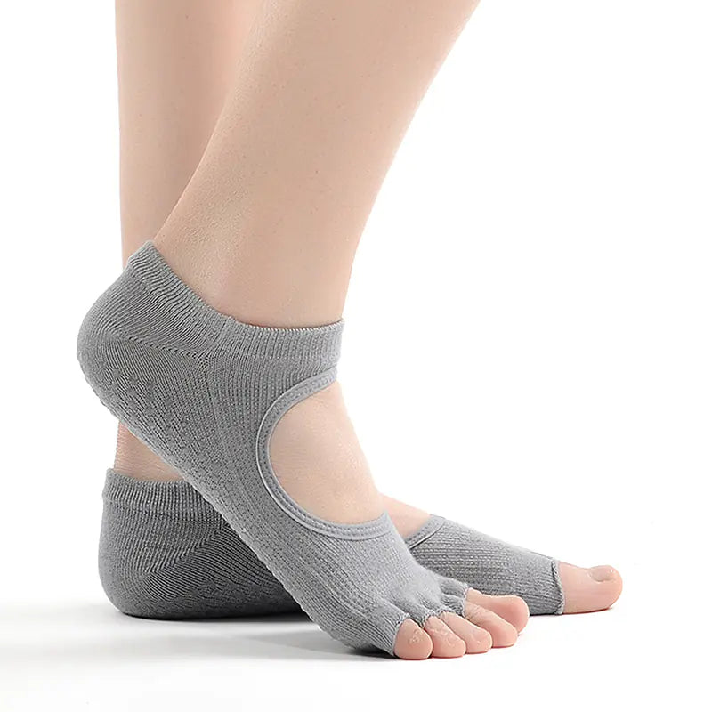 Toe Yoga Socks, Non-Slip Floor Socks