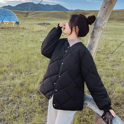 Lightweight Rhombus Down Jacket
