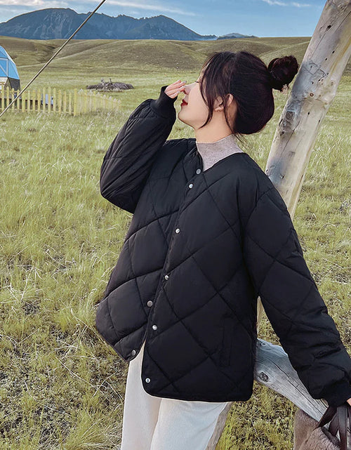 Load image into Gallery viewer, Lightweight Rhombus Down Jacket
