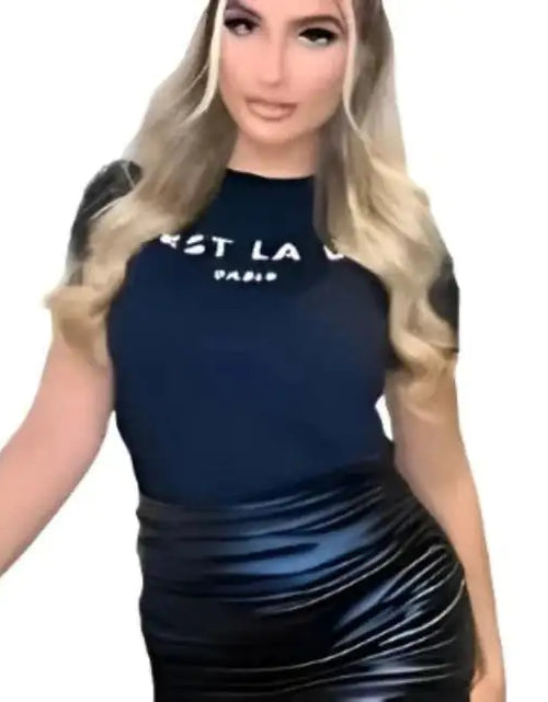 Load image into Gallery viewer, Women&#39;s C&#39;EST LA VIE T-SHIRTS
