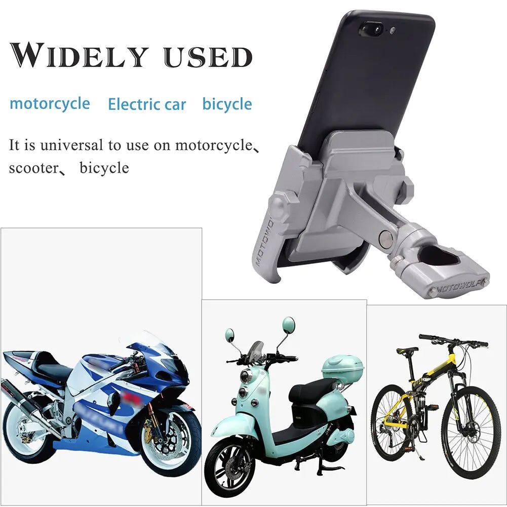 Aluminum Alloy Phone Navigation Mount for Cycling