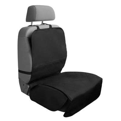 Accesorios Personalizados Protector de Asiento Delantero Acolchado para Mascotas, Fundas de Asiento de Coche para Mascotas, Ajuste Universal, Accesorios Interiores para Coche, Camioneta, SUV, Protector de Asiento de Coche - Negro