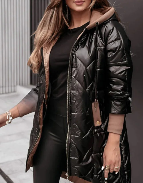 Load image into Gallery viewer, Solid Color Zipper Cotton Jacket
