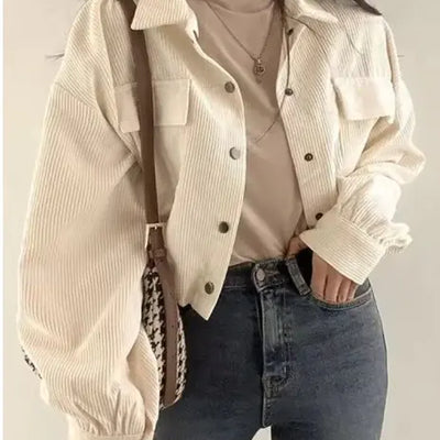 Vintage Corduroy Cropped Jacket