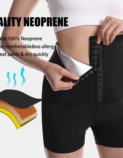 Cargar imagen en el visor de la galería, Pantalones de entrenamiento térmicos moldeadores de talle alto para mujer
