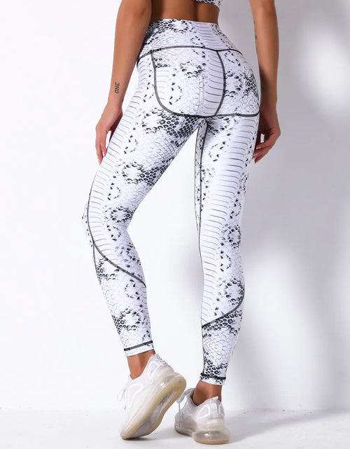 Load image into Gallery viewer, High Waist Stretch Fitness Running Pants
