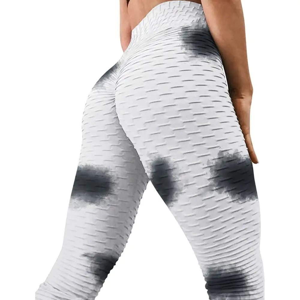 High Waist Tie-Dye Track Pants