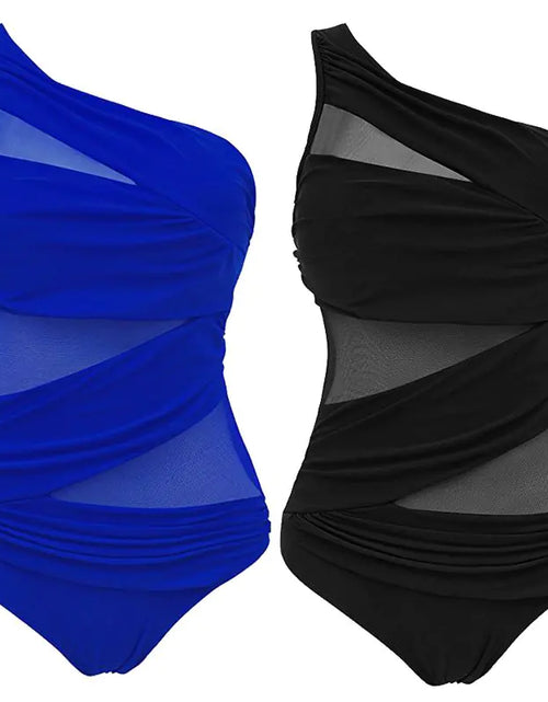 Charger l'image dans la visionneuse de galerie, Ensemble maillot de bain bikini en maille grande taille
