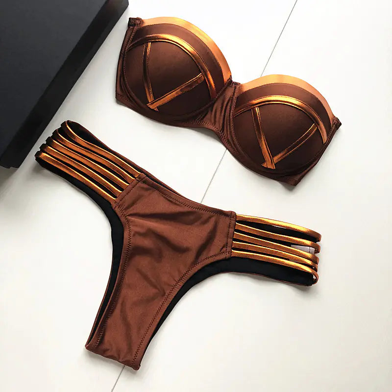 Steel Support Bikini Swimwear for Women