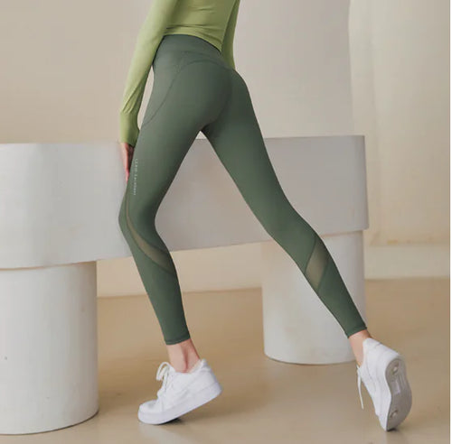 Load image into Gallery viewer, High Elastic Nude Running Fitness Leggings
