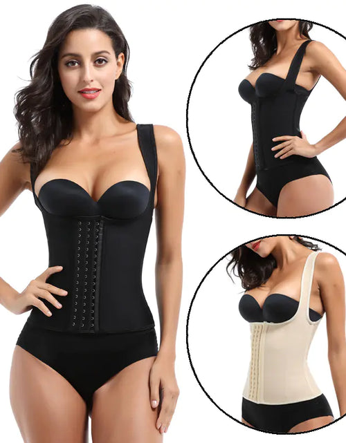 Load image into Gallery viewer, Wholesale 3-Layer Wide Shoulder Latex Shapewear
