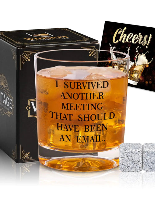 Load image into Gallery viewer, White Elephant Gifts for Adults Funny Funny White Elephant Gifts for Coworkers Bourbon Gifts for Adults Men Funny Whiskey Glasses Shot Glasses Alcohol Gifts for Coworkers Boss Christmas Gift Ideas
