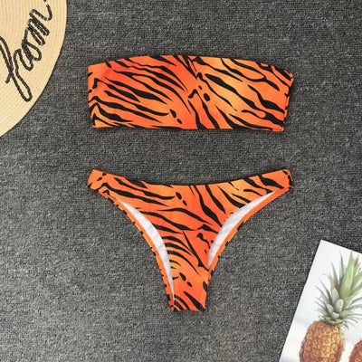 Leopard Print Bikini Swimwear