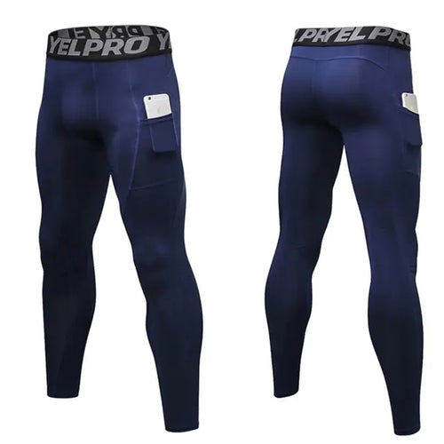 Load image into Gallery viewer, Custom Men’s Compression Leggings for Gym &amp; Running
