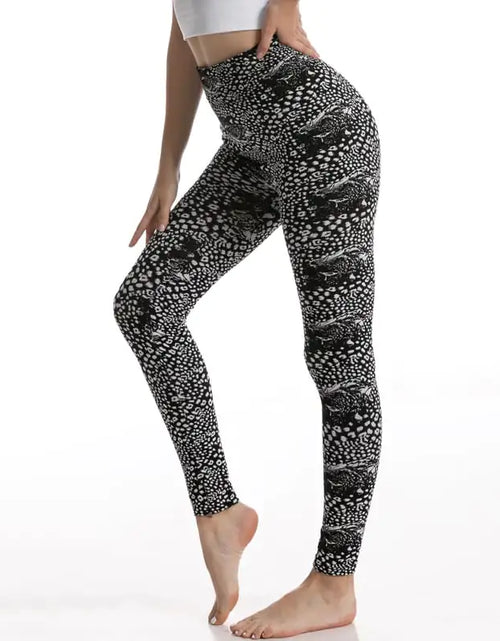 Load image into Gallery viewer, Leopard Print High Waist Gym Leggings
