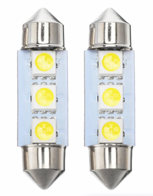 Cargar imagen en el visor de la galería, Kit de 14 luces LED interiores para coche T10 de 36 mm para techo, maletero y matrícula
